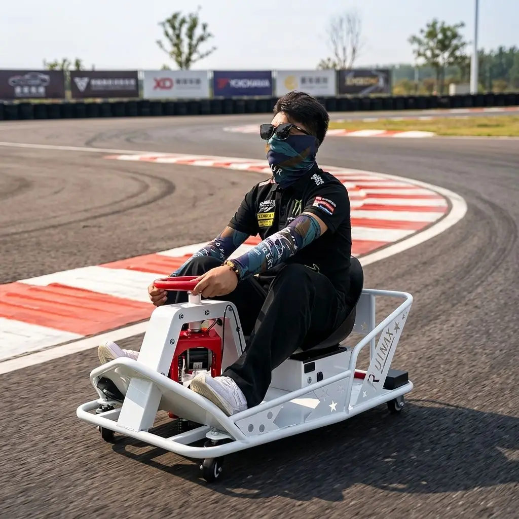 

Wholesale Of Small Outdoor Drift Karts 360° Rotation Easy To Operate Thrilling Experience Drift Karts For Adults And Teens