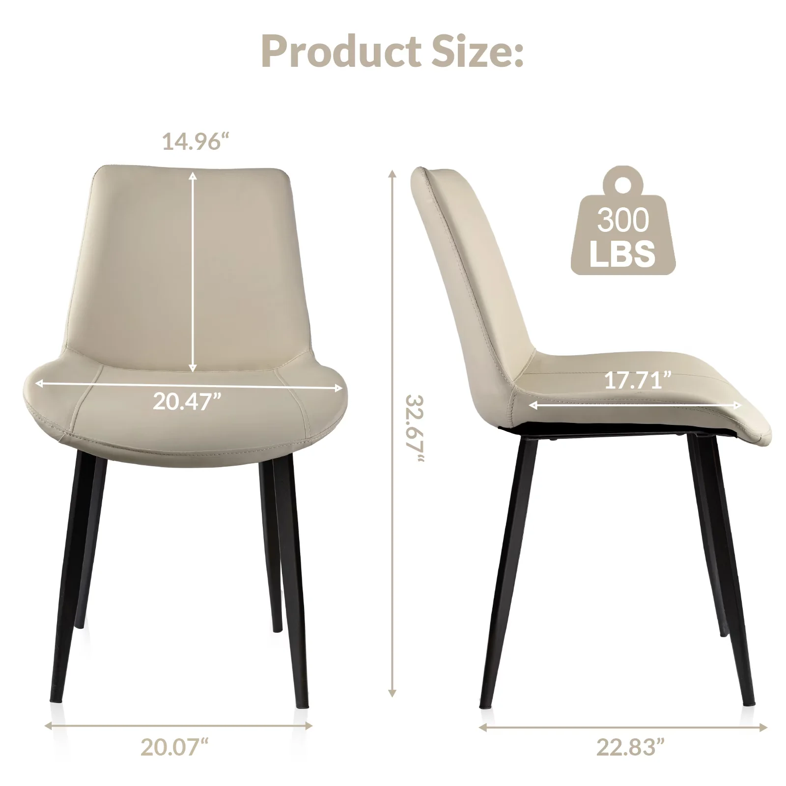 

# Modern Carbon Steel Eco-Friendly Dining Chair With Metal Frame For Apartment Use