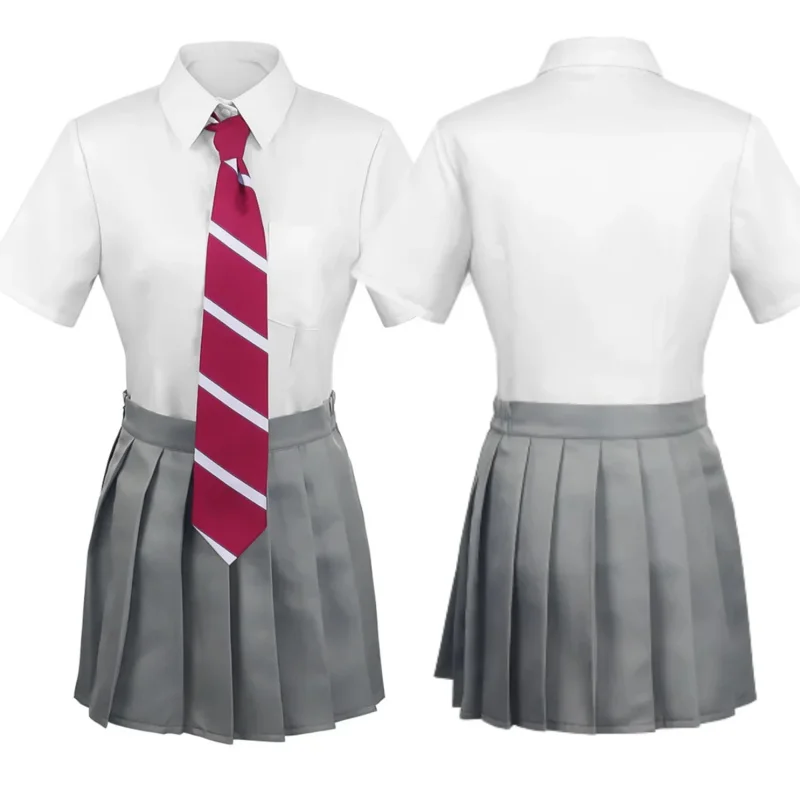 Anime Tokyo Revengers Tachibana Hinata Costume Cosplay Camicia bianca Uniforme scolastica JK Gonna corta Uniforme Carnevale Festa Abbigliamento