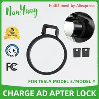 Charge Adapter Charging Lock Safety Protection For Type1 J1772 to Tesla Model X Y 3 Tesla 2021 2022 2023 Car Accessories EVSE