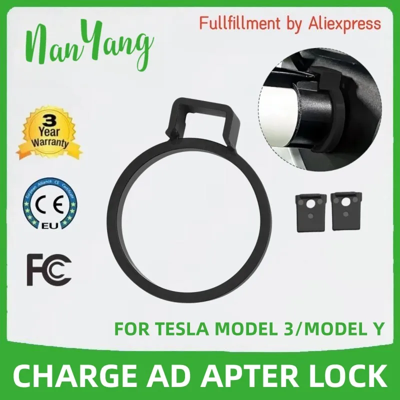 Charge Adapter Charging Lock Safety Protection For Type1 J1772 to Tesla Model X Y 3 Tesla 2021 2022 2023 Car Accessories EVSE