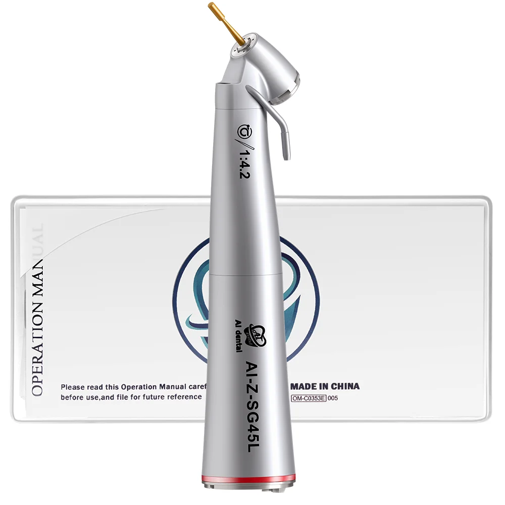 AI-Z-SG Series Optic Implant Contra Angle Dental Low Speed Handpiece 1:1/1:4.2/1:5/20:1 With External Spray Dental Surgical Tool