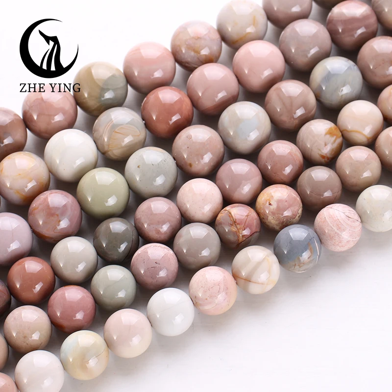

6 8 10mm Natural Alashan Agate Beads Round Loose Spacer Stone Beads For Jewelry Making DIY Bracelets Necklace Charms Accessories
