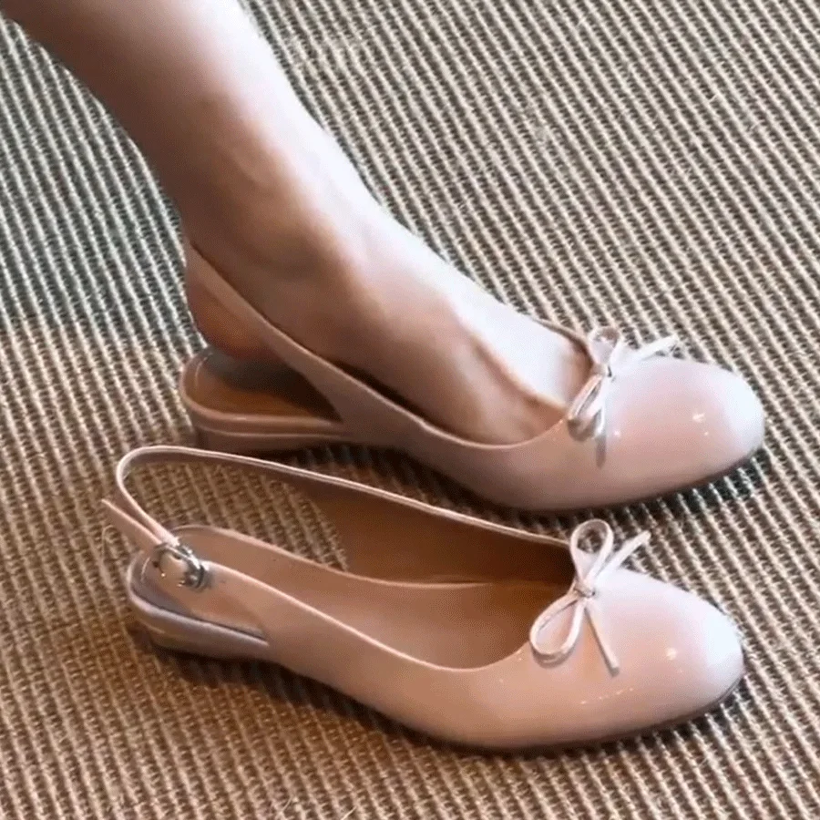 **Fashionable New Style Elegant/Sexy Butterfly Bow Casual Sandals Women Summer Hot Selling Round Headed Comfortable Flat Sandals