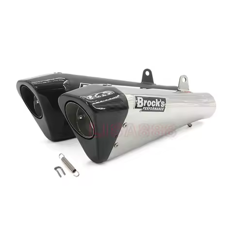 58MM universal motorcycle exhaust system modified Brock escape muffler with DB Killer For GSXR1300 S1000RR cbr1000rr 765 R1