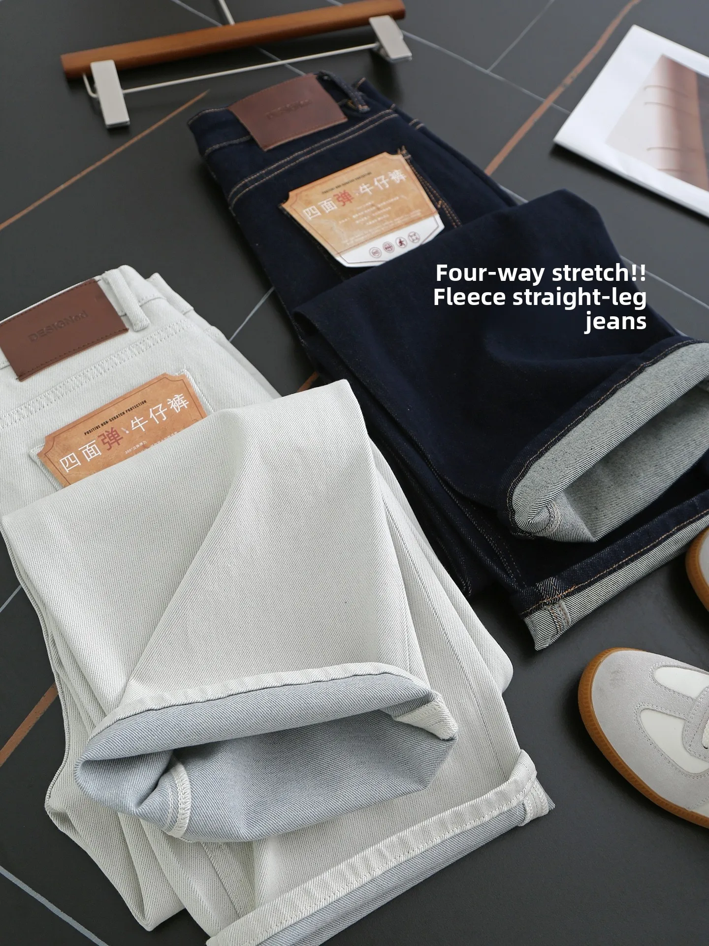 

Удобные узкие прямые джинсы, женские осенне-зимние хлопковые эластичные джинсы с высокой талией, мягкие повседневные джинсы с завышенной талией