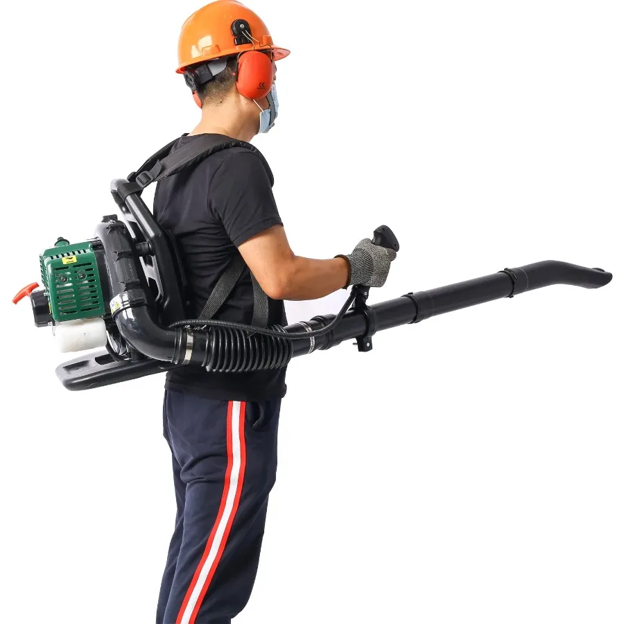 OSAKAPRO 52CC 2-Cycle Gas Backpack Leaf Blower with extention tube green