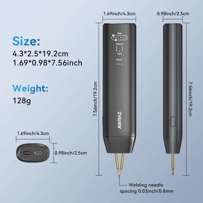 Awithz H1 4.2V Handheld Spot Welder 18650 Lithium Battery Diy Nickel Sheet Mini Small Household Portable Butt Welding Machine