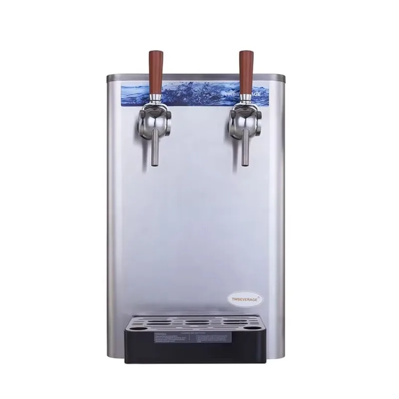 Industrial Desktop 1.5L Carbonator Carbonated Water Machine Durable Commercial Electric 360W Cold Sparkling Water Dispenser