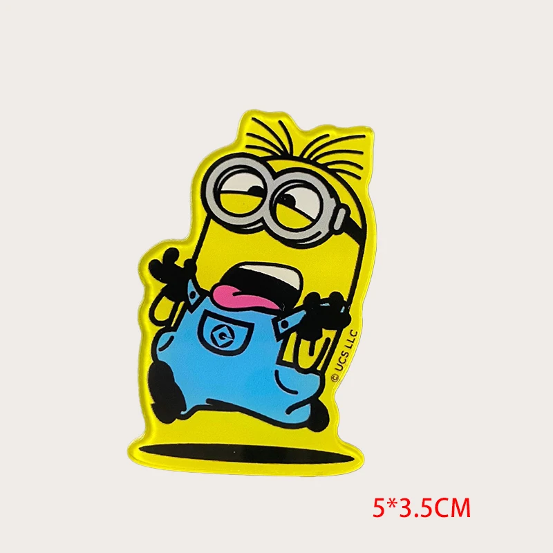 Despicable Me Minion Kawaii kartun kreatif menyenangkan magnet kulkas dekorasi furnitur hadiah magnet stiker pesan