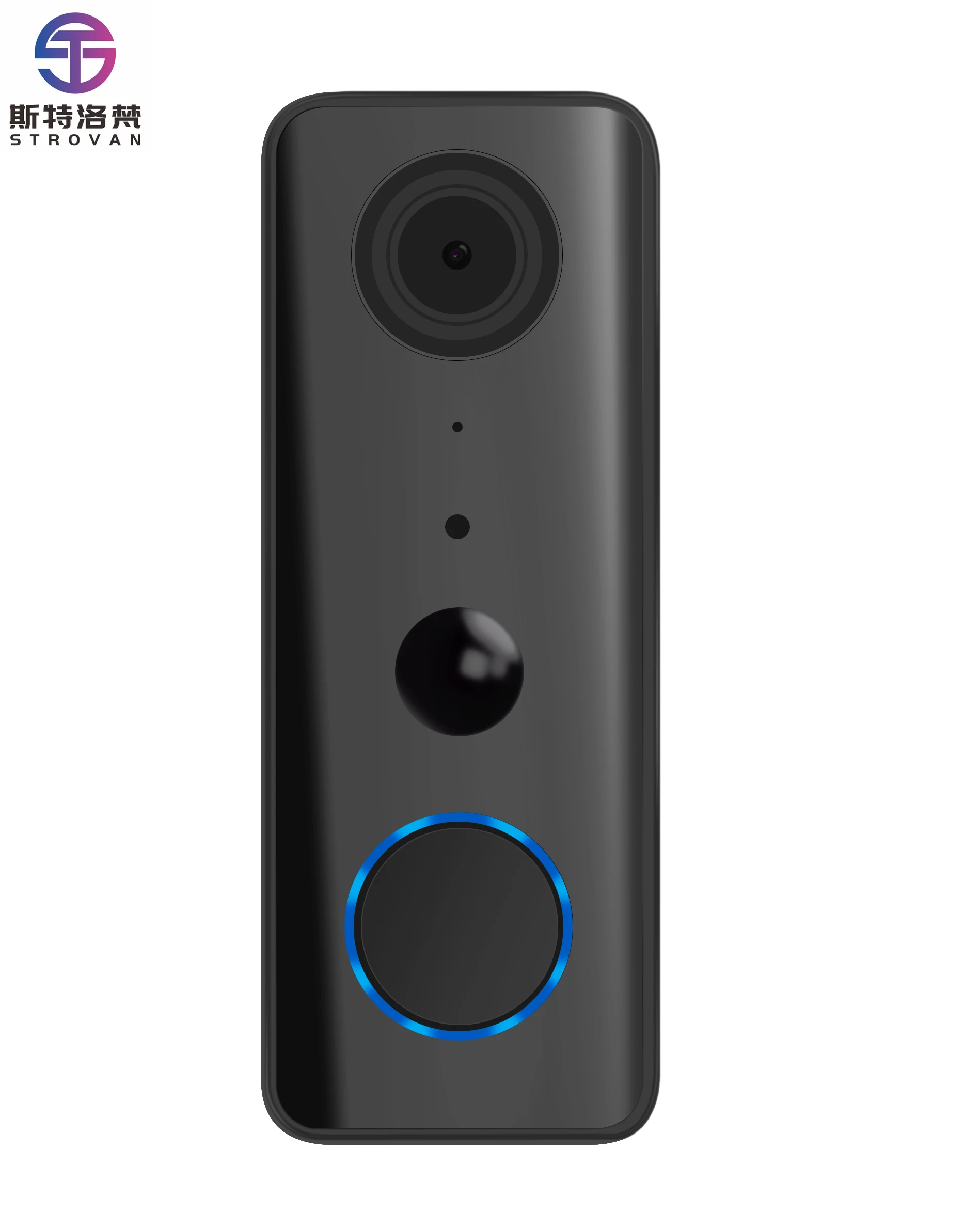 

2025 Infrared Night 1080P Smart Video Doorbell PIR Detection IP65 Waterproof View Field 135 Degree Two Way Talk Doorphone