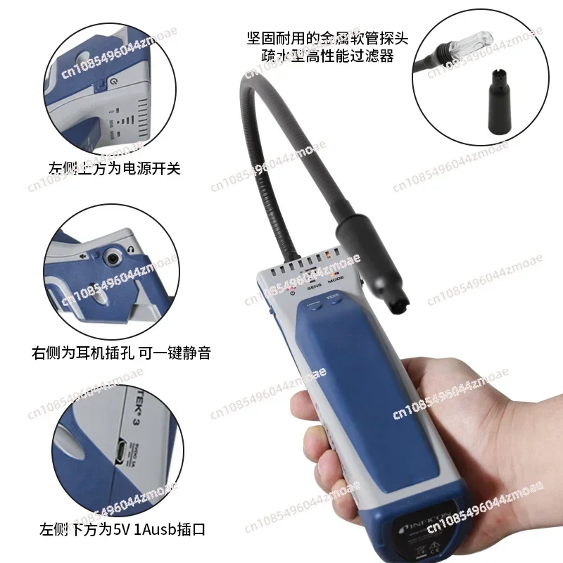 D-TEK 3 Refrigerant Leak Detector Central Air Conditioning Refrigerant Leak Detection 721-202-CN41