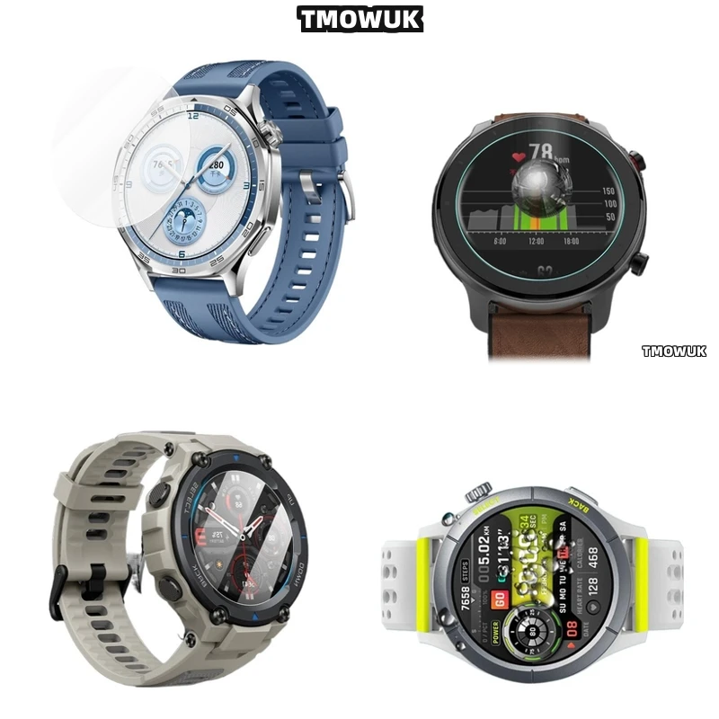

For Amazfit GTR Cheetah Pro Active Edge Balance 2 Falcon HD Tempered Glass Anti - Scratch Screen Guard 9H Film