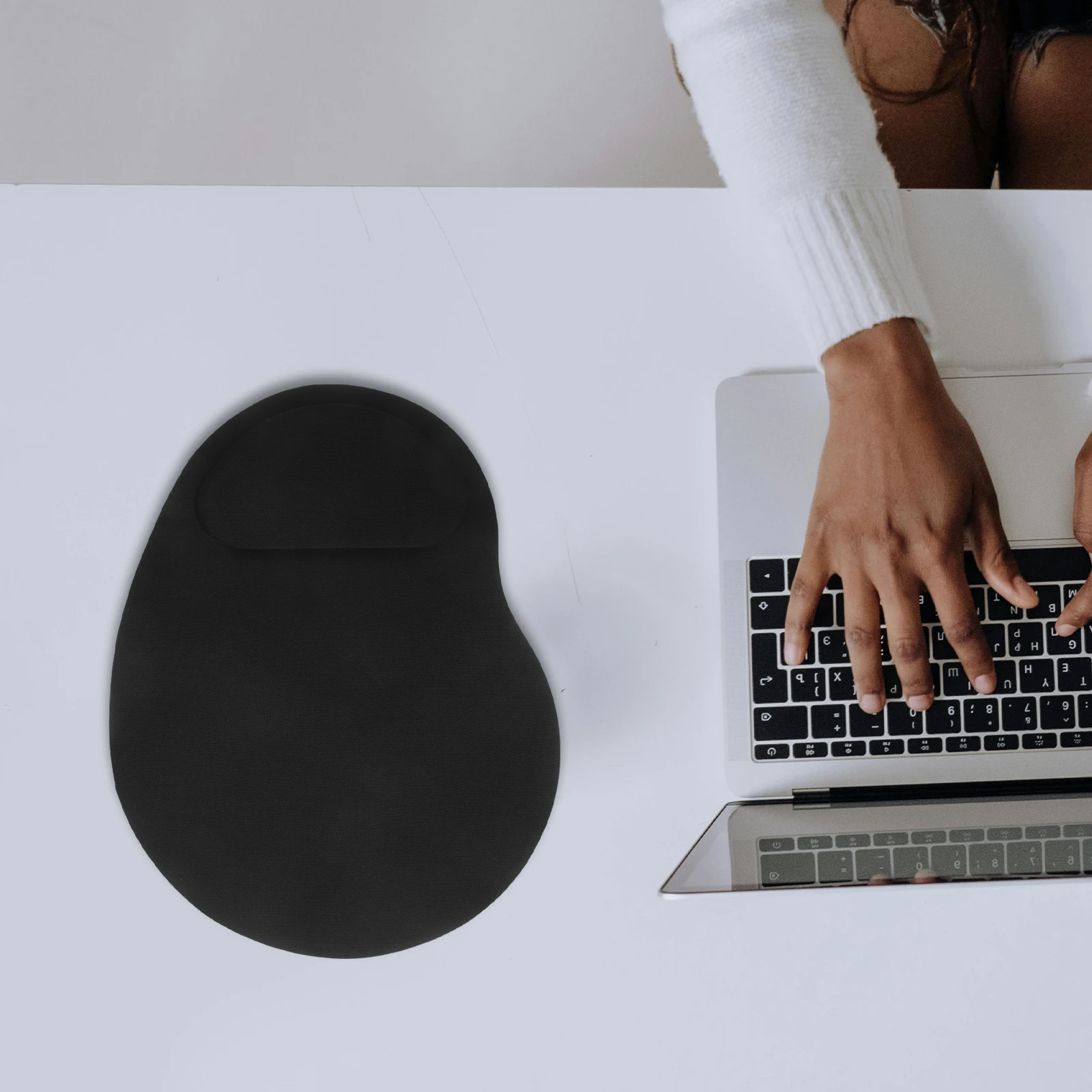 

Soft Comfortable Computer Mouse Pad Ergonomic Wrist Rest Office Gaming Non-Slip Base Cushion Desktop Laptop Mat