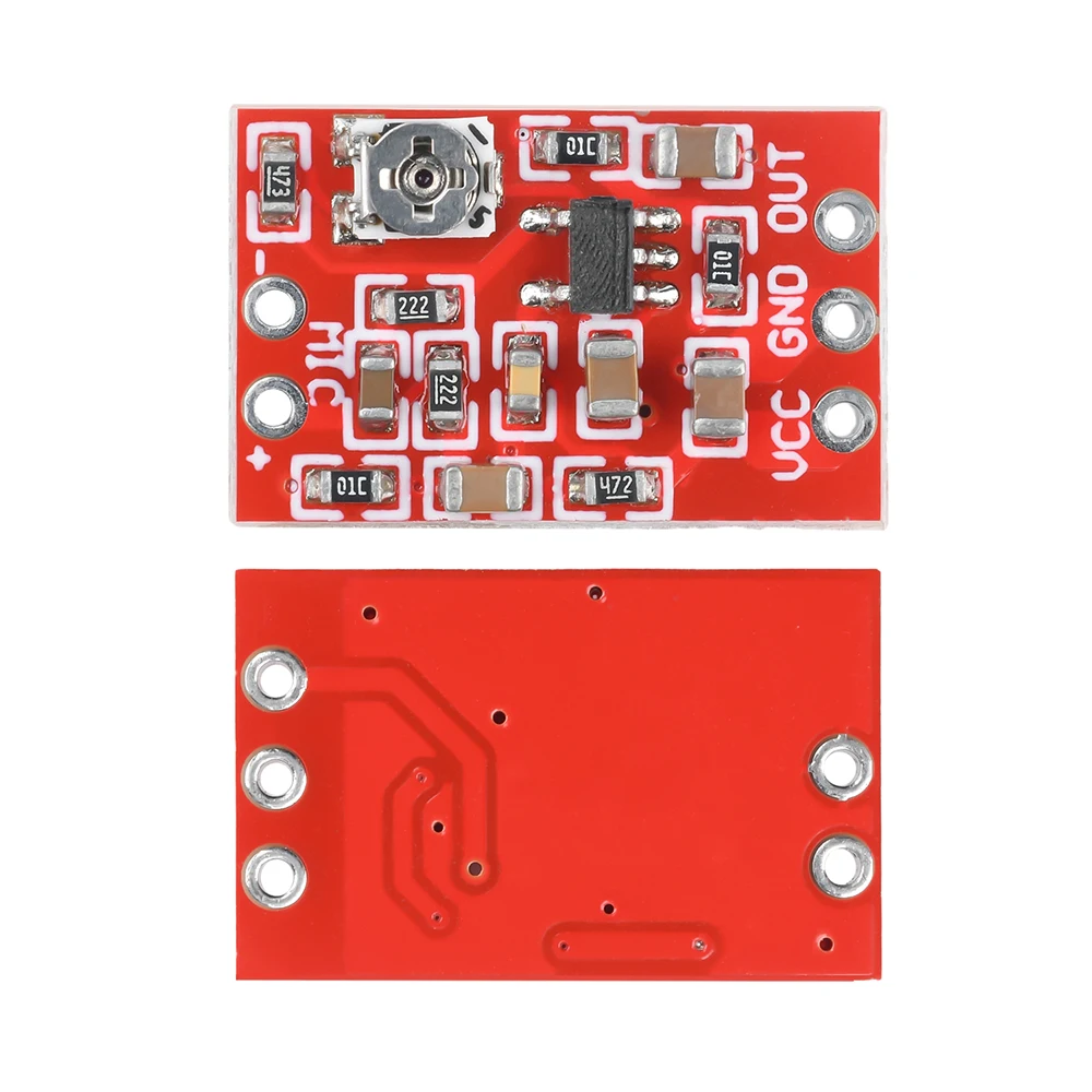Pré-amplificador de microfone de eletreto dc 3-5v, módulo de pré-estágio de microfone de chip 721 ganho 5-30db módulo de captação de ruído ajustável