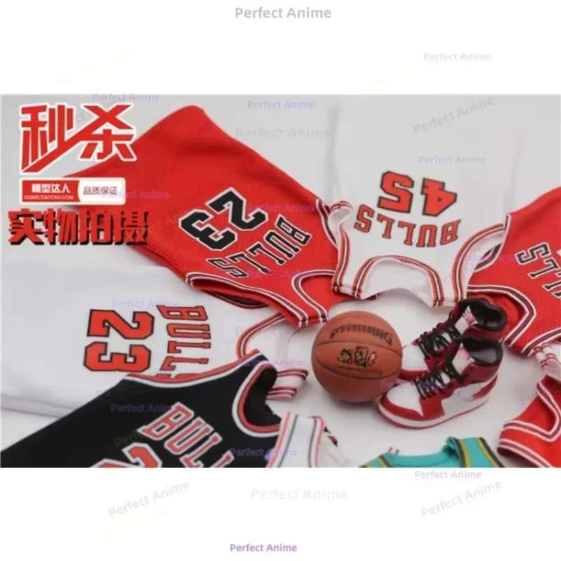 1/6 Soldier Jodan Chicago Bulls Uniform Jersey No. 23 No. 45 Team Uniform Sneaker Model