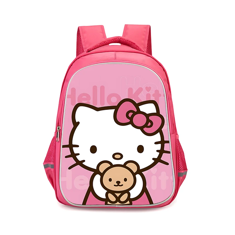 

Hellos Cartoon K-kittys Child Backpacks Girls Student Birthday Gift School Bags Camping Durable Rucksack