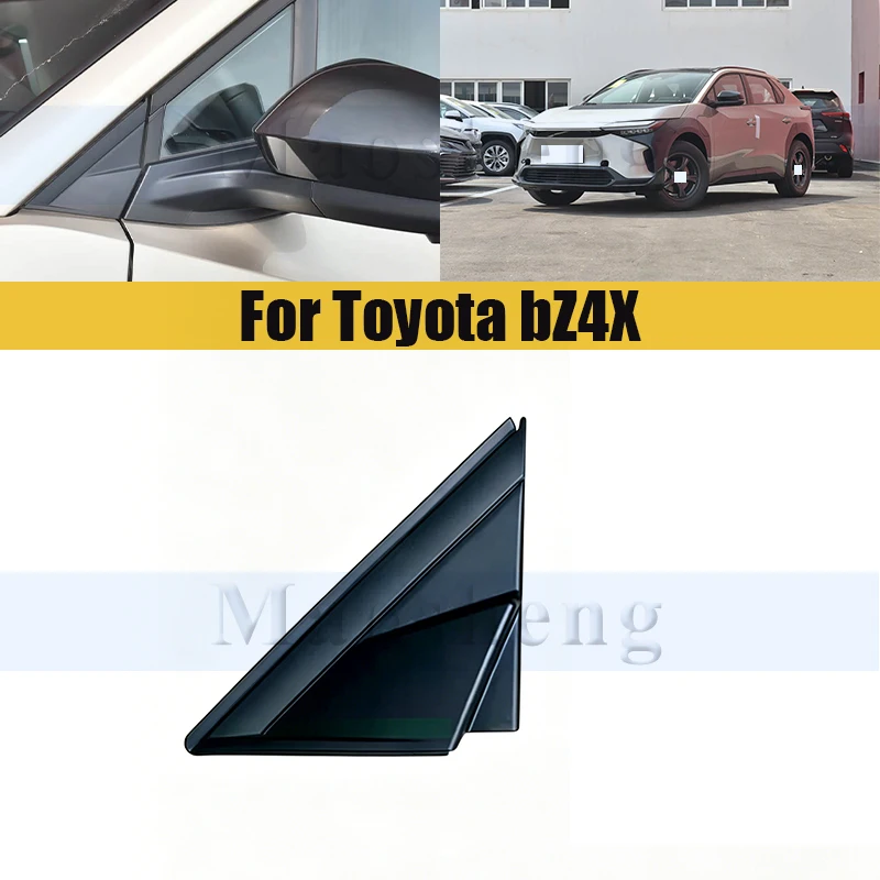 

Front Door Window Outer Triangle A Colum Cover Trim For Toyota bZ4X Outer Window Pillar Door Triangle Cover Trim