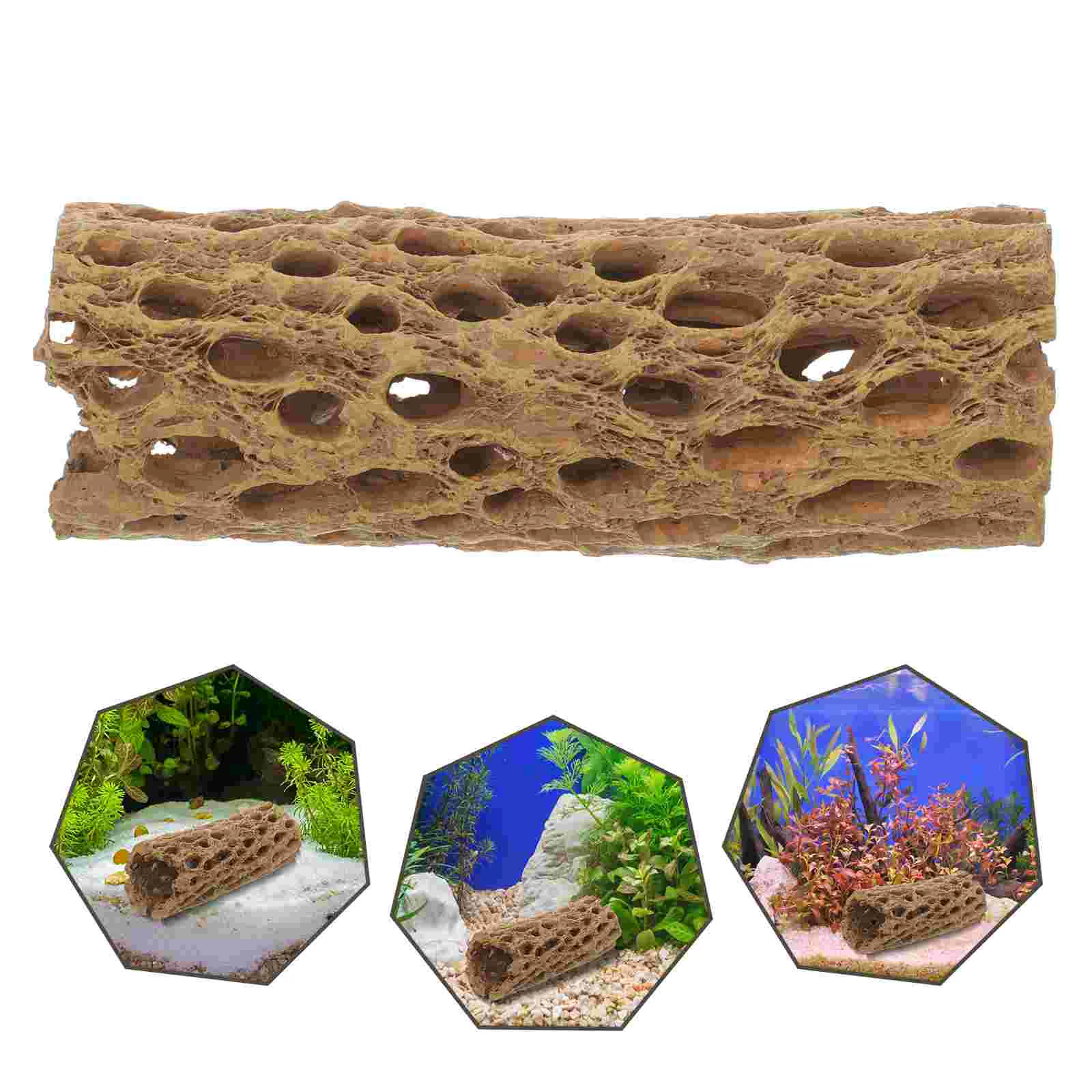 Fish Cave Shrimp House Hermit Crab Accessories Aquarium Hideout Hole Hides for Resin Tank Accessory Baby