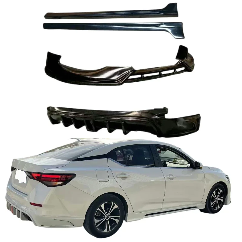 Auto Body Systems Pp Wide Body Kit Front Lip Rear Lip Side Skirts For Nissan Bluebird SYLPHY 2020