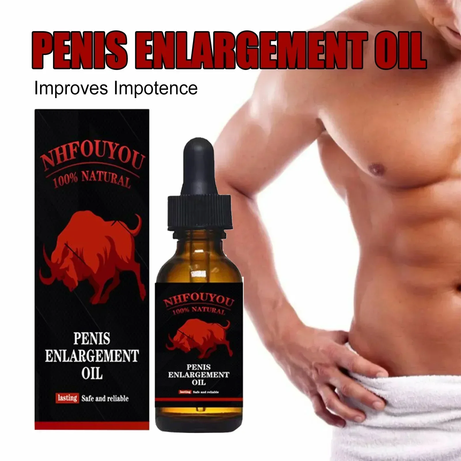 Penis Increase Thickening Essential Oils Massage Oil Penis Cream for Man 18+ Big Enlargement Gel Enlarge Dick Grow Thicker