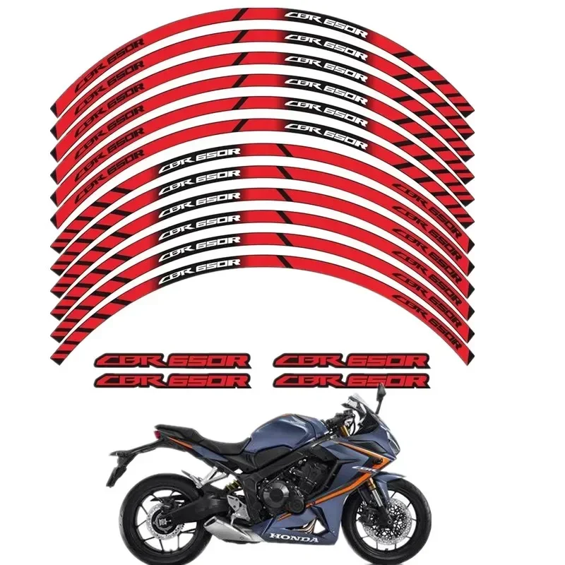 For Honda CBR650R CBR 650R Motorcycle Parts Contour Wheel Decoration Decal Sticker - 3 Moto