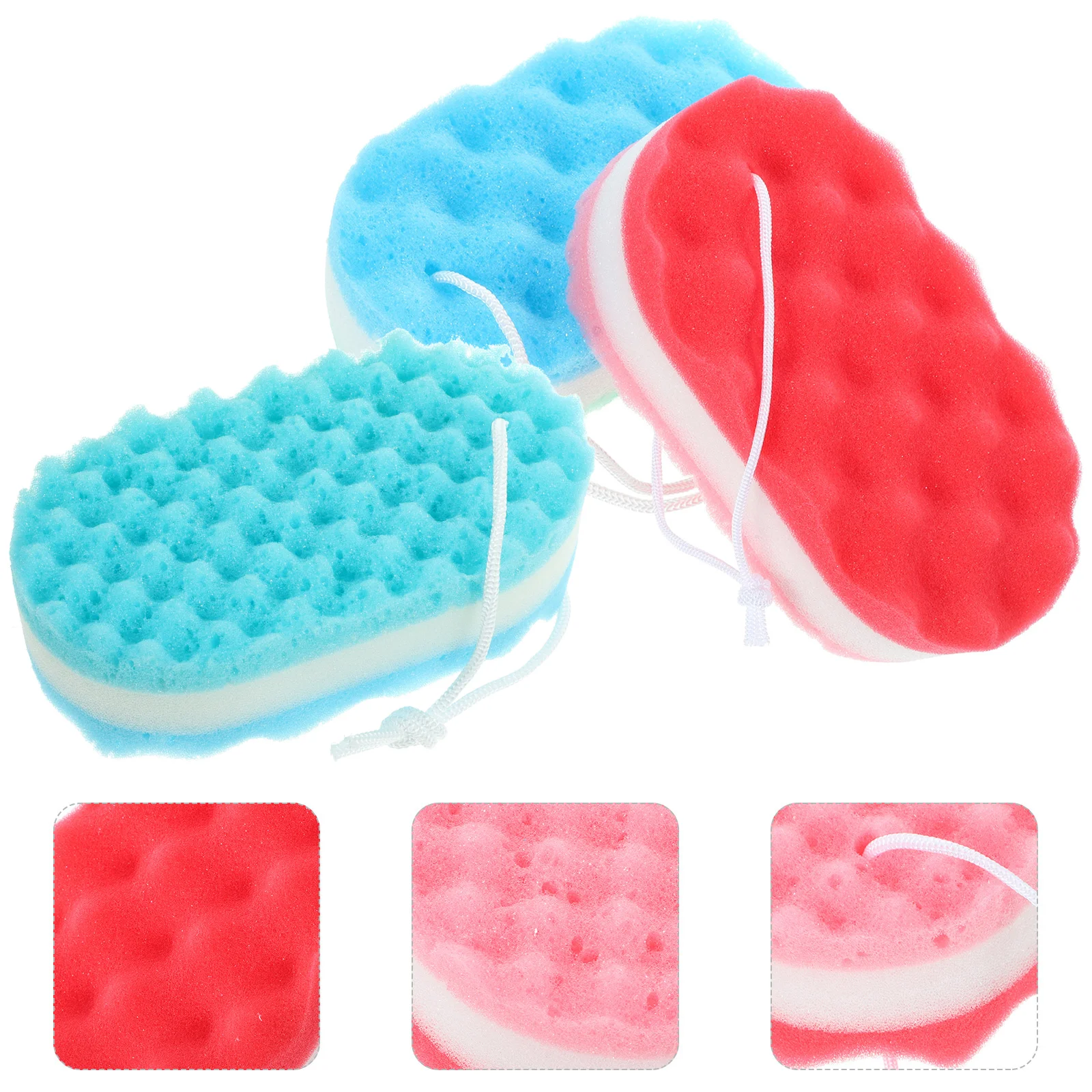 

9 Pcs Bath Sponge Sponges Adults Scrubbers Brush Family Shower Household Seaweed Filter Cotton