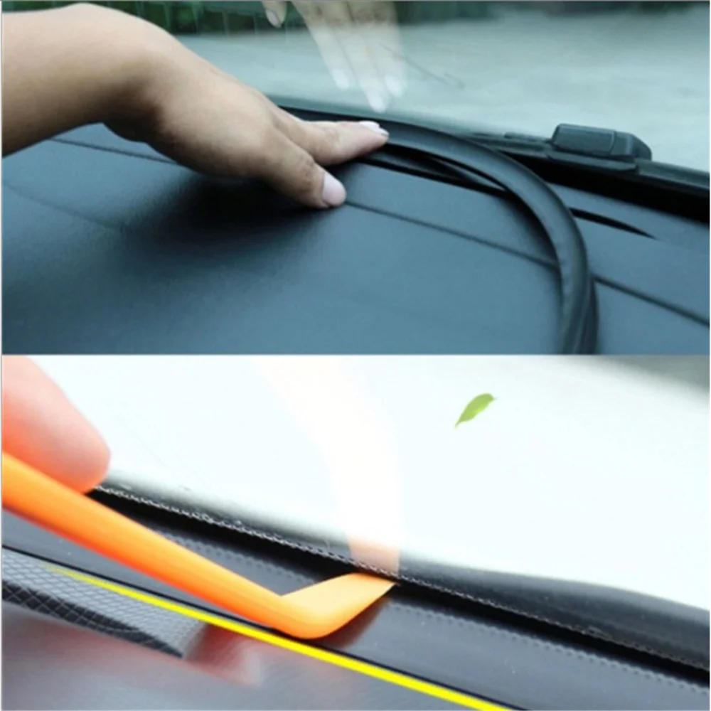 Car Soundproof Rubber Seal Dashboard Sealing Strip For Citroen C1 C2 C3 C4 C5 C6 C8 C4L Elysee Xsara CACTUS DS3 DS4 DS5 DS5LS