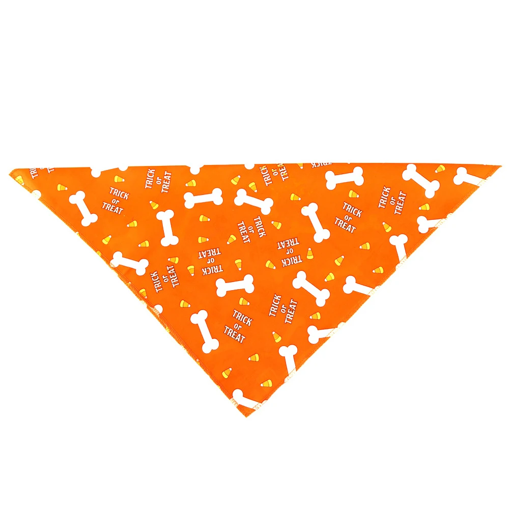 

Halloween Triangle Dog Bib Scarf Pet Saliva Towel Puppy Costume Orange Fashionable Dog Accessories Party Gift Pet