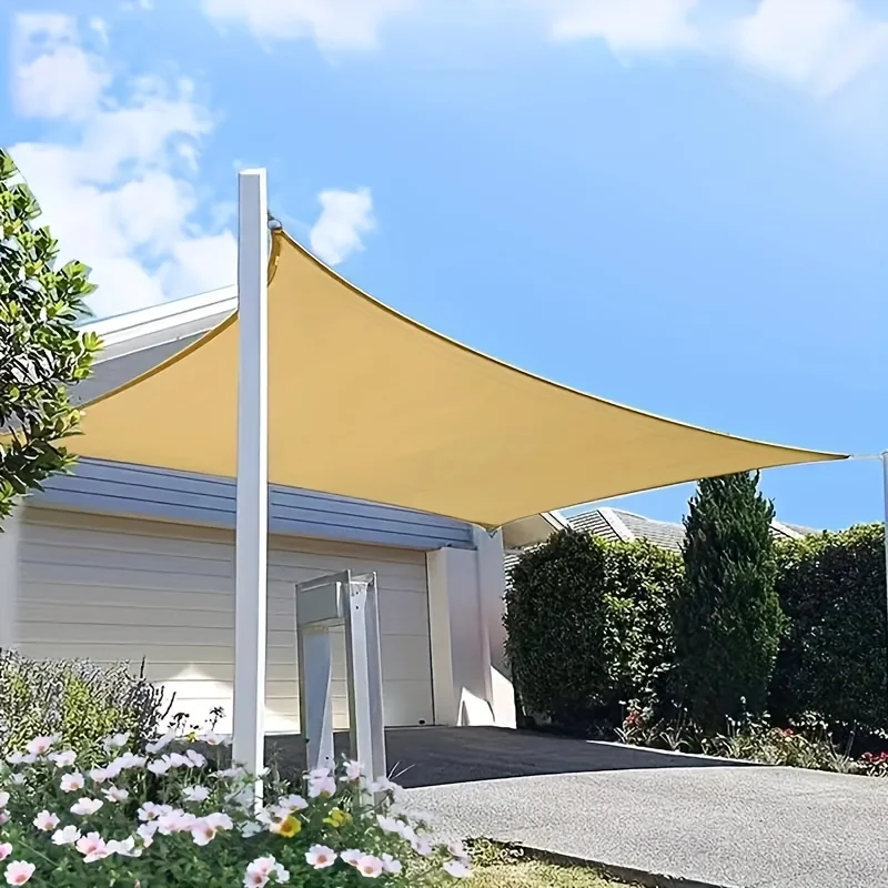 

【Сетка от солнца подходит для активного отдыха с усиленным дизайном】 Материал высокой плотности, пластиковый уголок с защитой от ультрафиолета