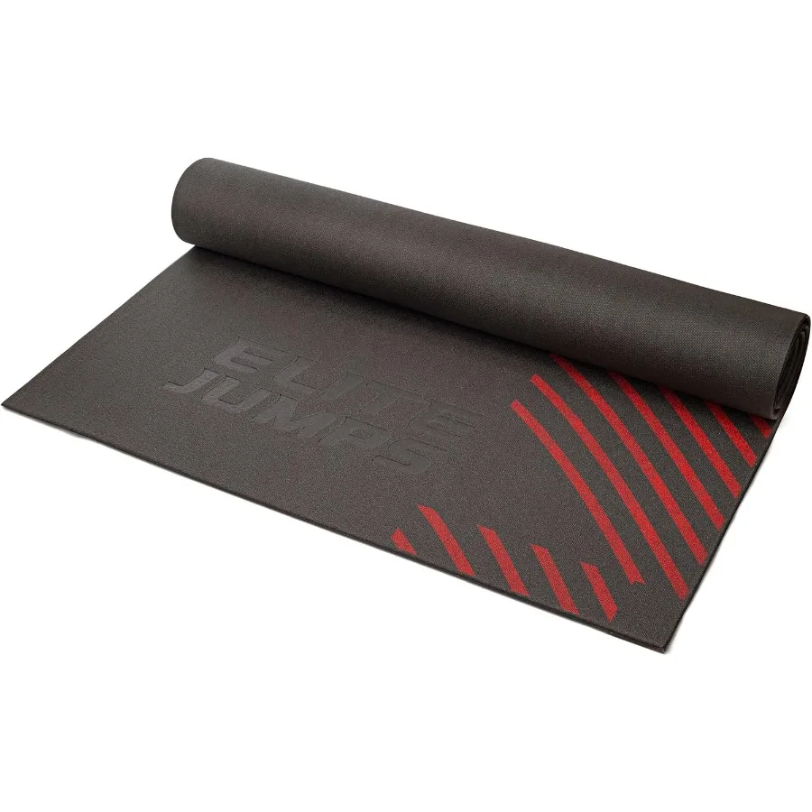 بساط حبل القفز الفاخر من Jumps، بساط تمرين كبير الحجم غير قابل للانزلاق للتدريبات المنزلية، مثالي لجميع الأسطح، متين ومستقر