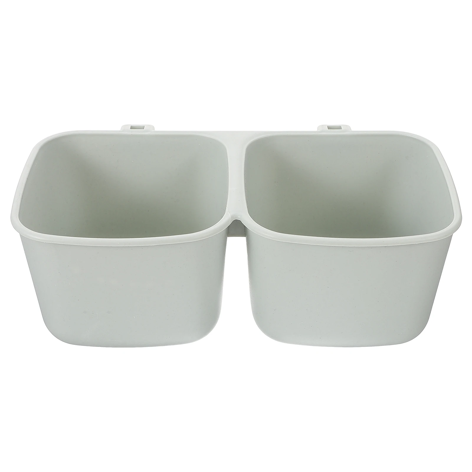 

Crate Food for Small Dogs Cats Hanging Plastic Travel Container Supplies Sturdy Dog Bowl Pet Feeder Lightweight Safe Material