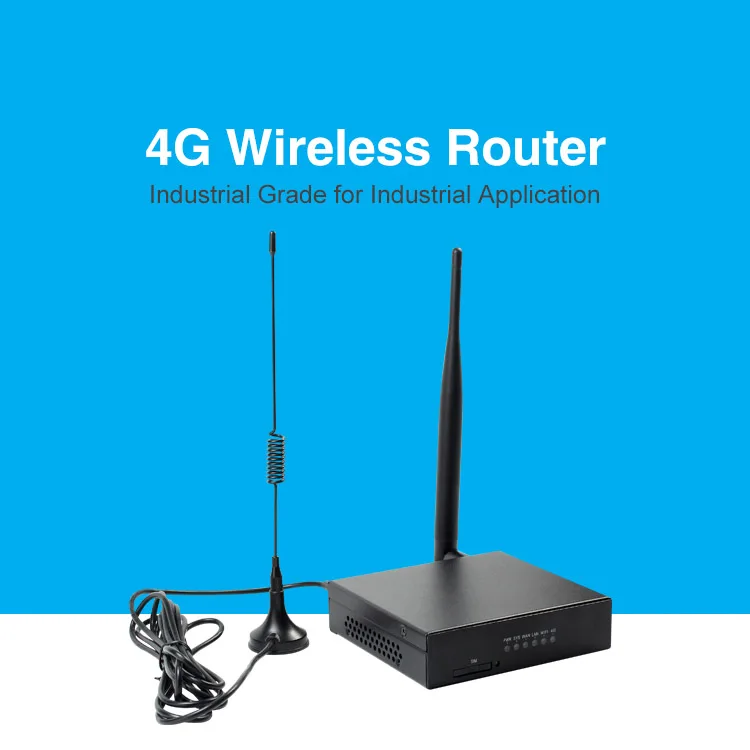 RTS Industrial Grade OpenWRT 4G LTE Wireless Router with Cat4 4G LTE Modem with 2.4GHz WiFi and 1 WAN 1 LAN