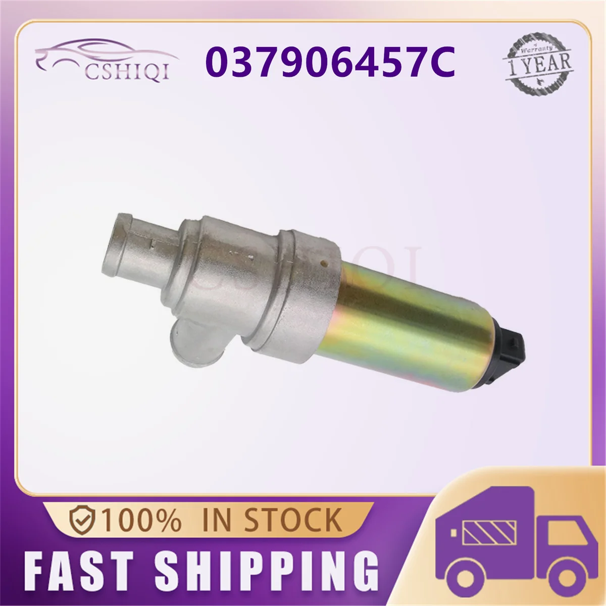 037906457C Idle Air Control Valve For VW Corrado Golf Jetta Passat Audi 80 Seat Ibiza 933585 037906457D Car Accessories