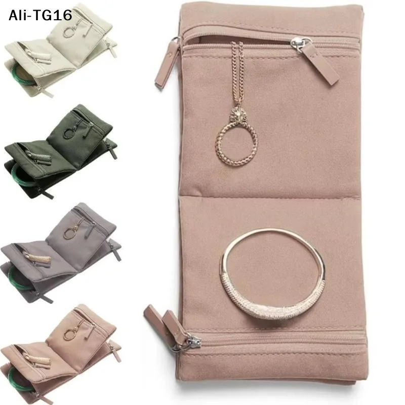 W11Jewelry Storage Bag With Zipper - Women's Foldable Jewelry Storage Bag