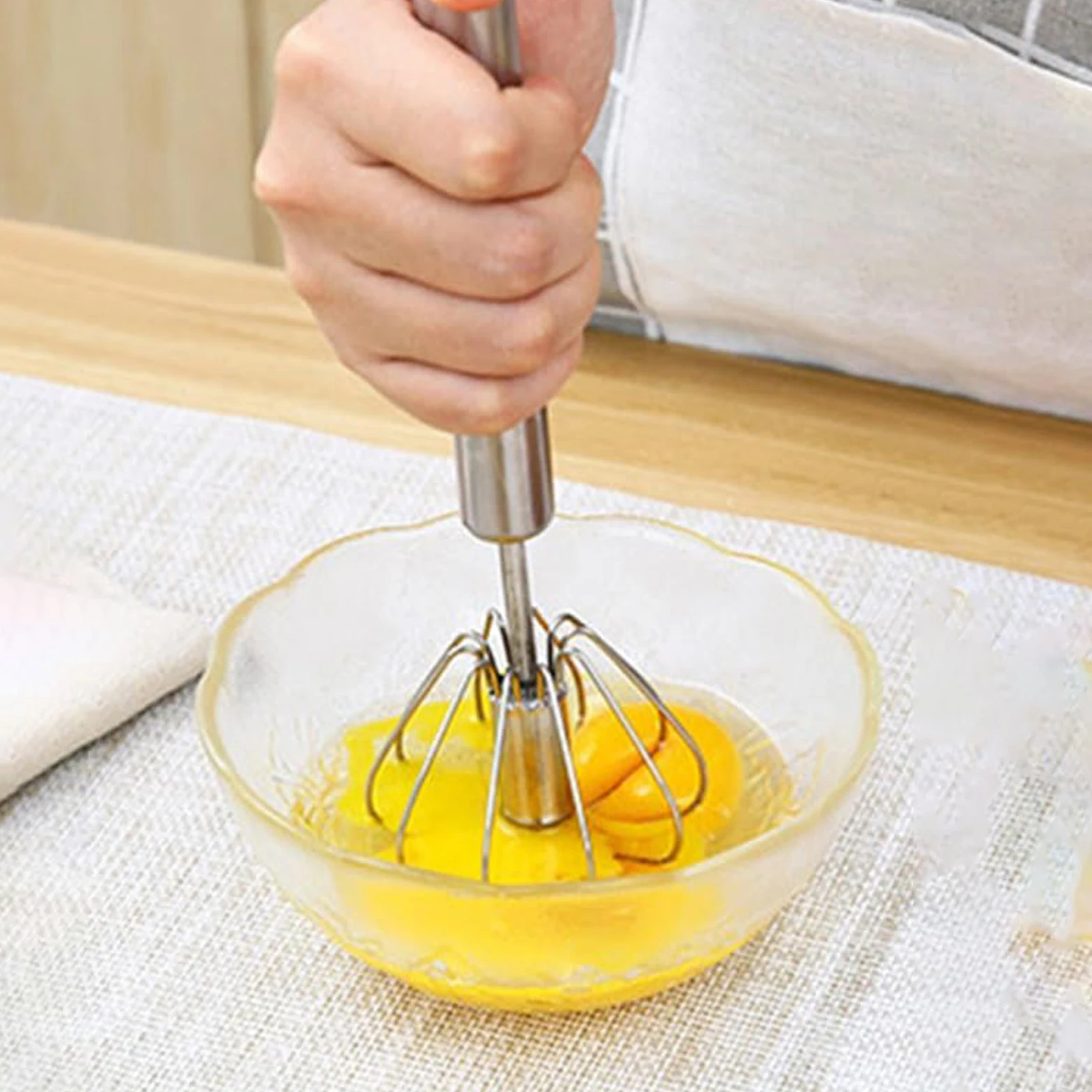 Semi Automatic Egg Mixer Whisk Egg Beater Stainless Steel Manual Cream Egg Stiring Mixer Baking Tool Kitchen Accessories