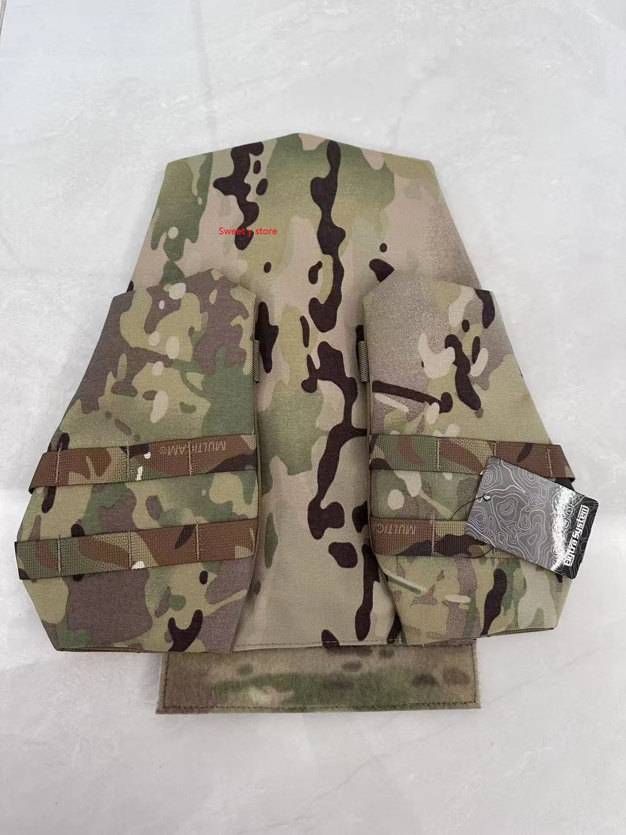 Tactical vest paired with Russian style clover three piece tactical crotch protection panel, outdoor sports JJ protection board