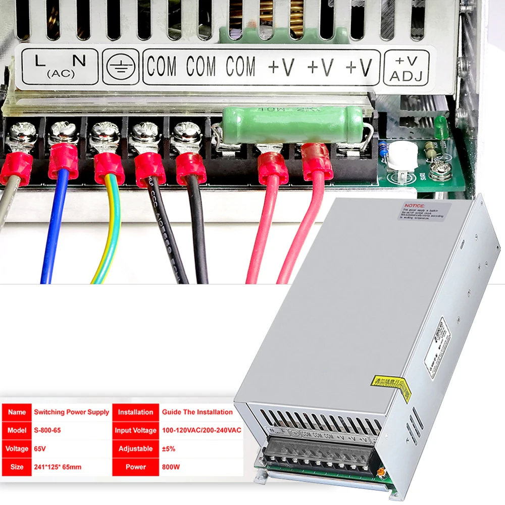 RD6018 60V 24A USB Color Display Screen DC Adjustable Step Down Voltage Bench Power Supply Buck Converter Data Storage