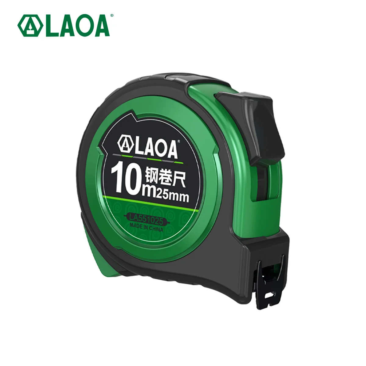 LAOA Industrial Grade Shockproof Double Sided Steel Tape Measure 10m Durable Construction Tool for Professionals and DIY