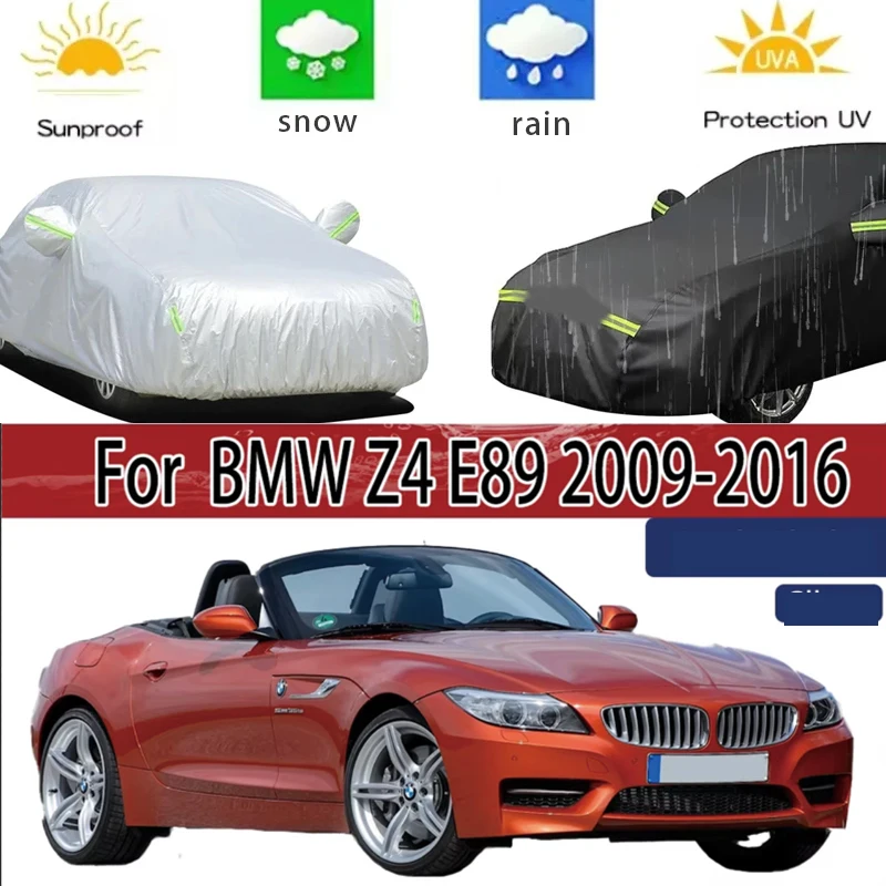 

For BMW Z4 E89 2009-2016 Full Car Covers Outdoor Sun Anti UV Rain Snow Dust Protection Oxford Cloth Accessories