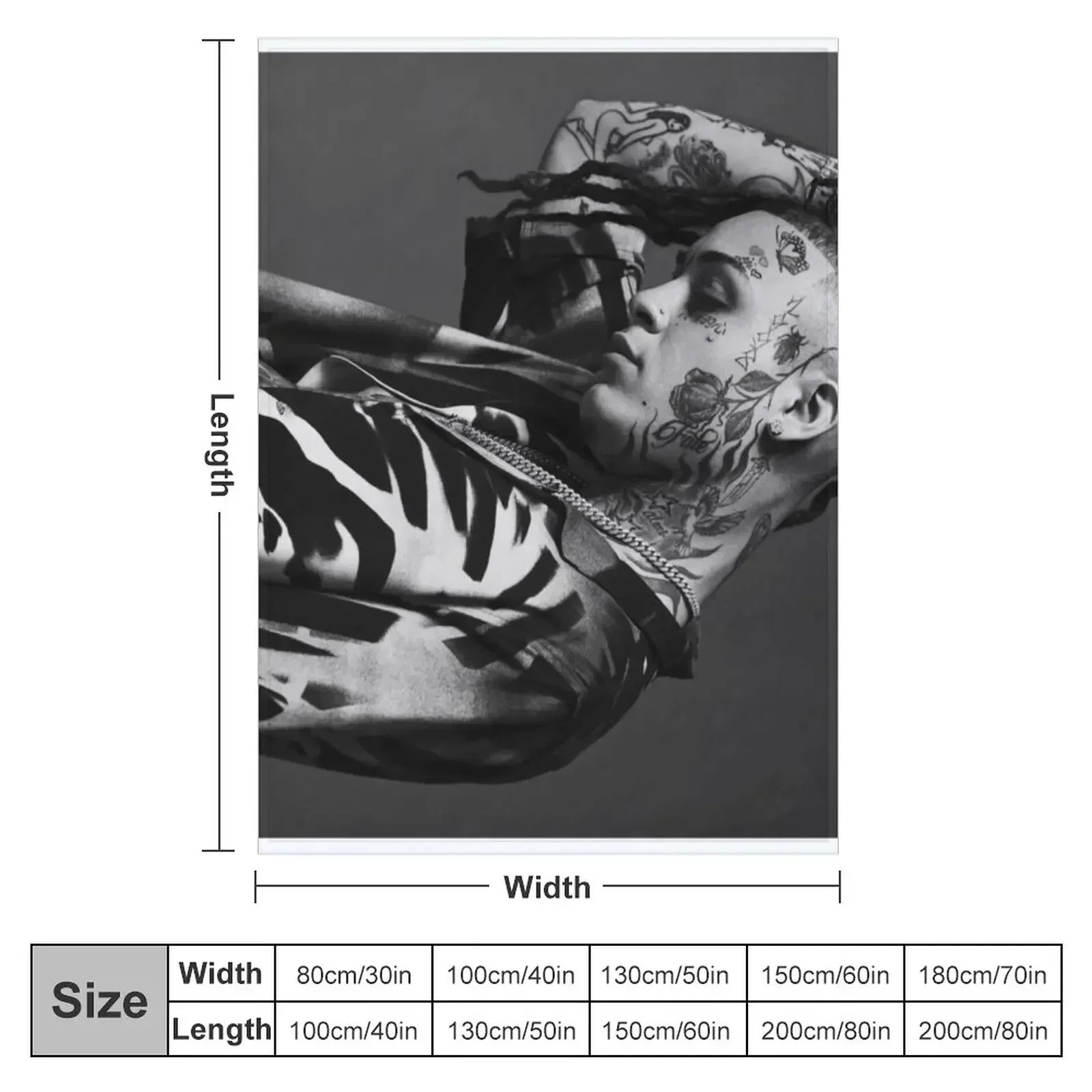 Lil Skies Throw Blanket Baby blankets ands Decorative Beds For Baby christmas decoration Decoratives Blankets