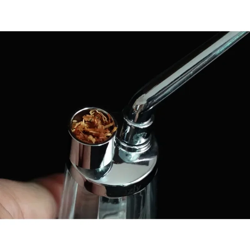 

Popular Bottle Water Pipe Portable Mini Hookah Shisha Tobacco Smoking Pipes Gift of Health Metal Tube Filter 2023 New