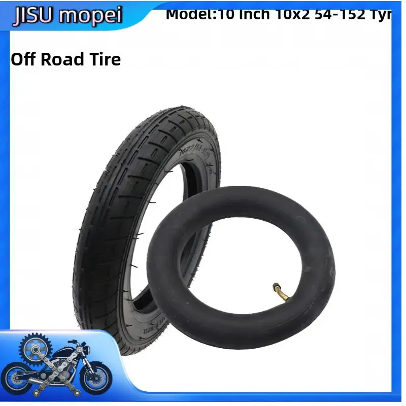 

10x2(54-152) Outer Tyre Inner Tube 45° for 10 Inch Balance Scooter Pneumatic Wheel Off-Road Tires