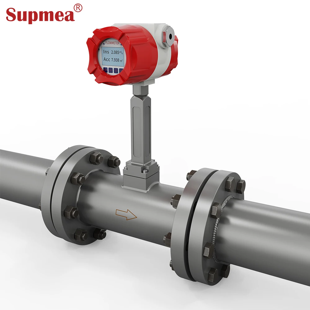 Vortex Durchflussmesser Dampfdurchflussmesser Wasser Elektronischer digitaler Luftdurchflussmesser