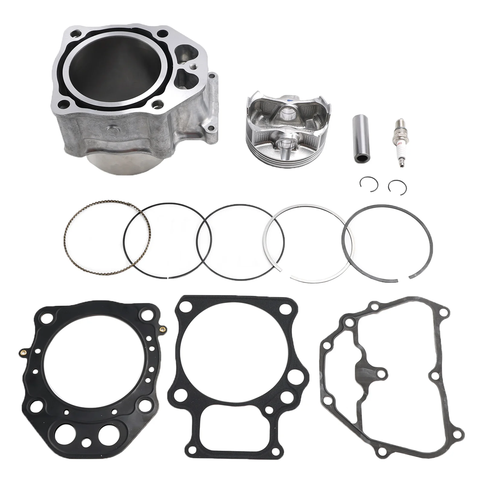 96mm Cylinder Piston Gasket Spark Plug Top End Rebuild Kit for 520cc ATV Engine 2020-2024 High Performance