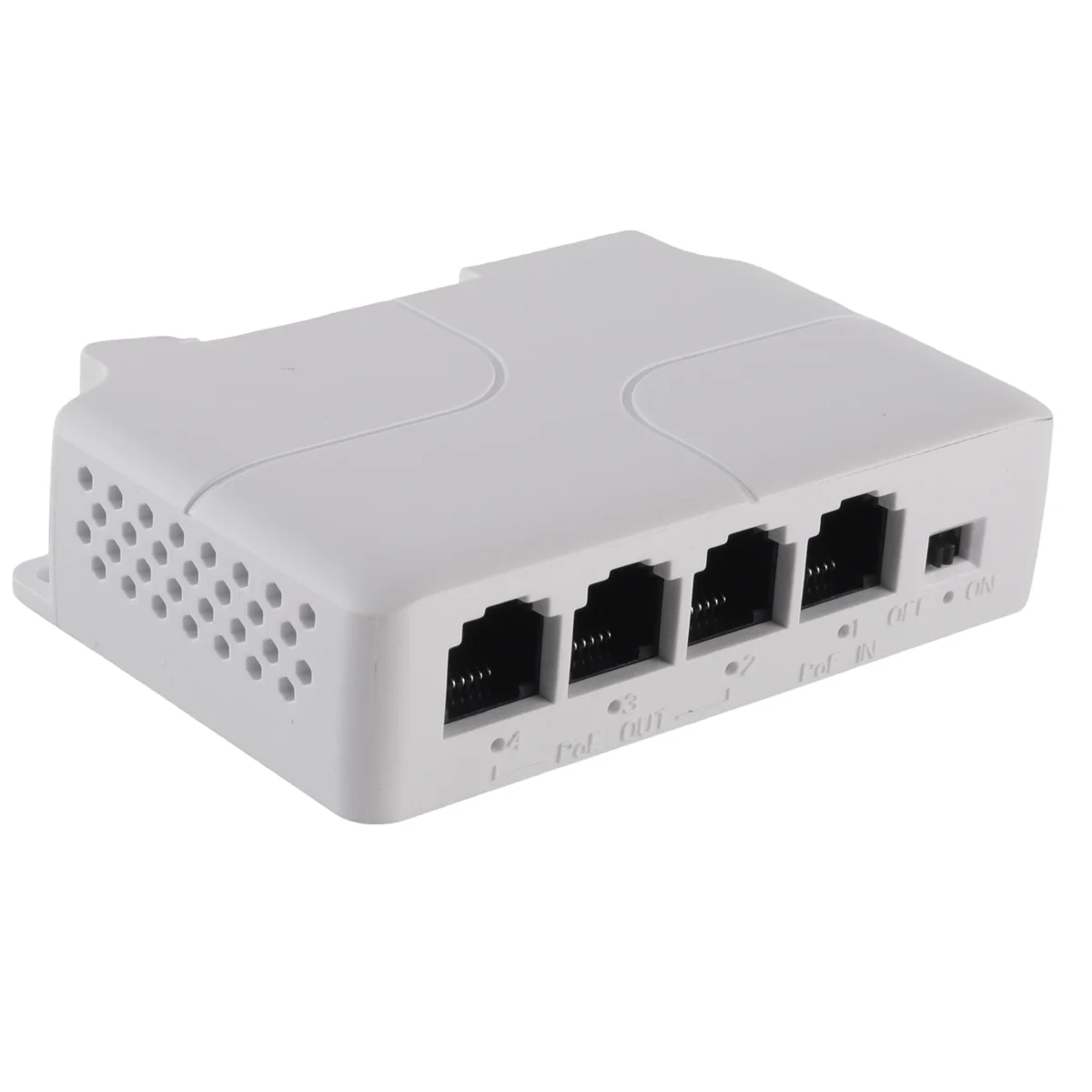 1 To 3 Port PoE Extender Passive Cascadable IEEE802.3Af for IP Port Transmission Extender for POE Switch NVR IP (1Pcs)