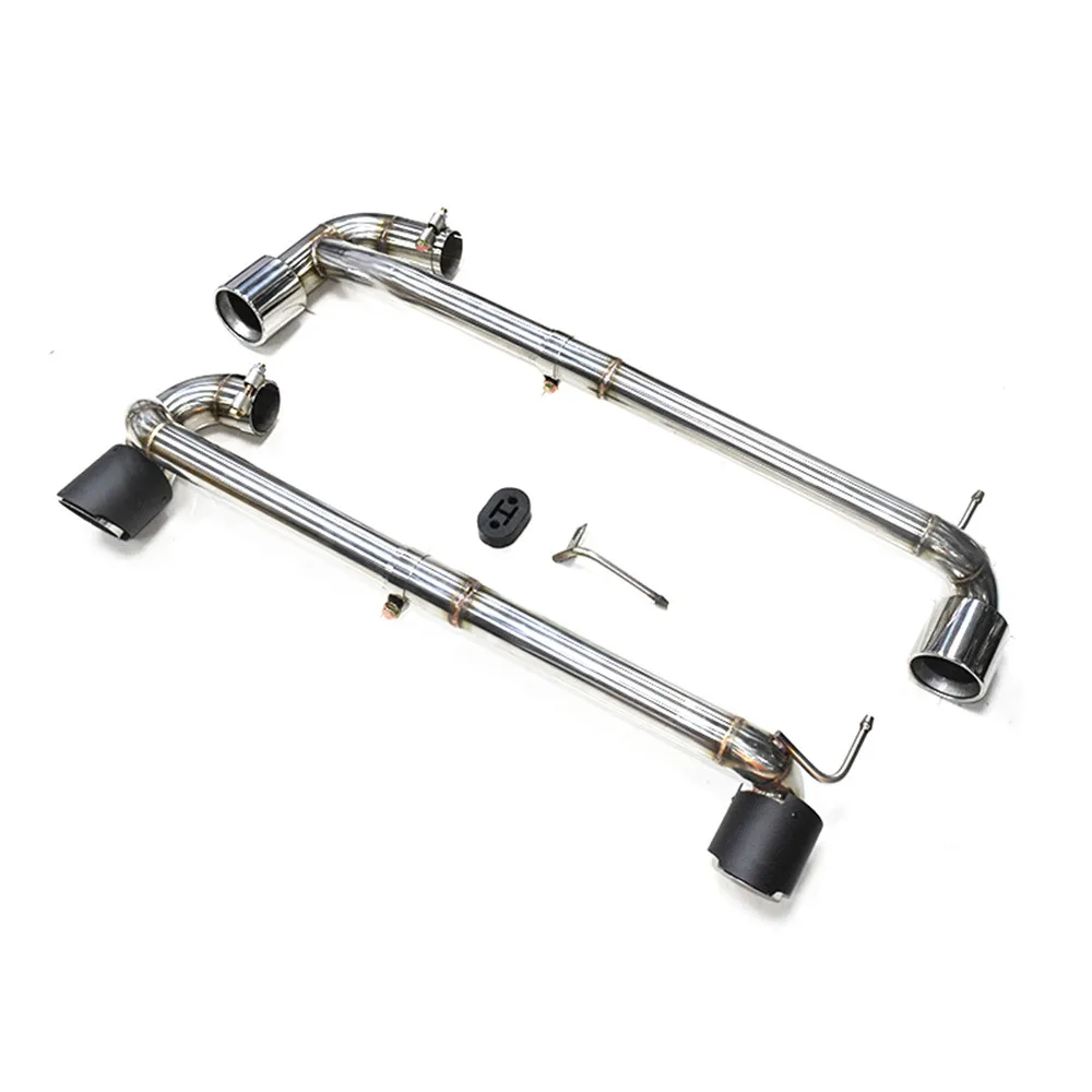 1 Set Double Out Exhaust Tip For BMW 1 Series 118i 2013-2016 M Sport Muffler Tip Stainless Steel Exhaust Pipe Car Exhaust