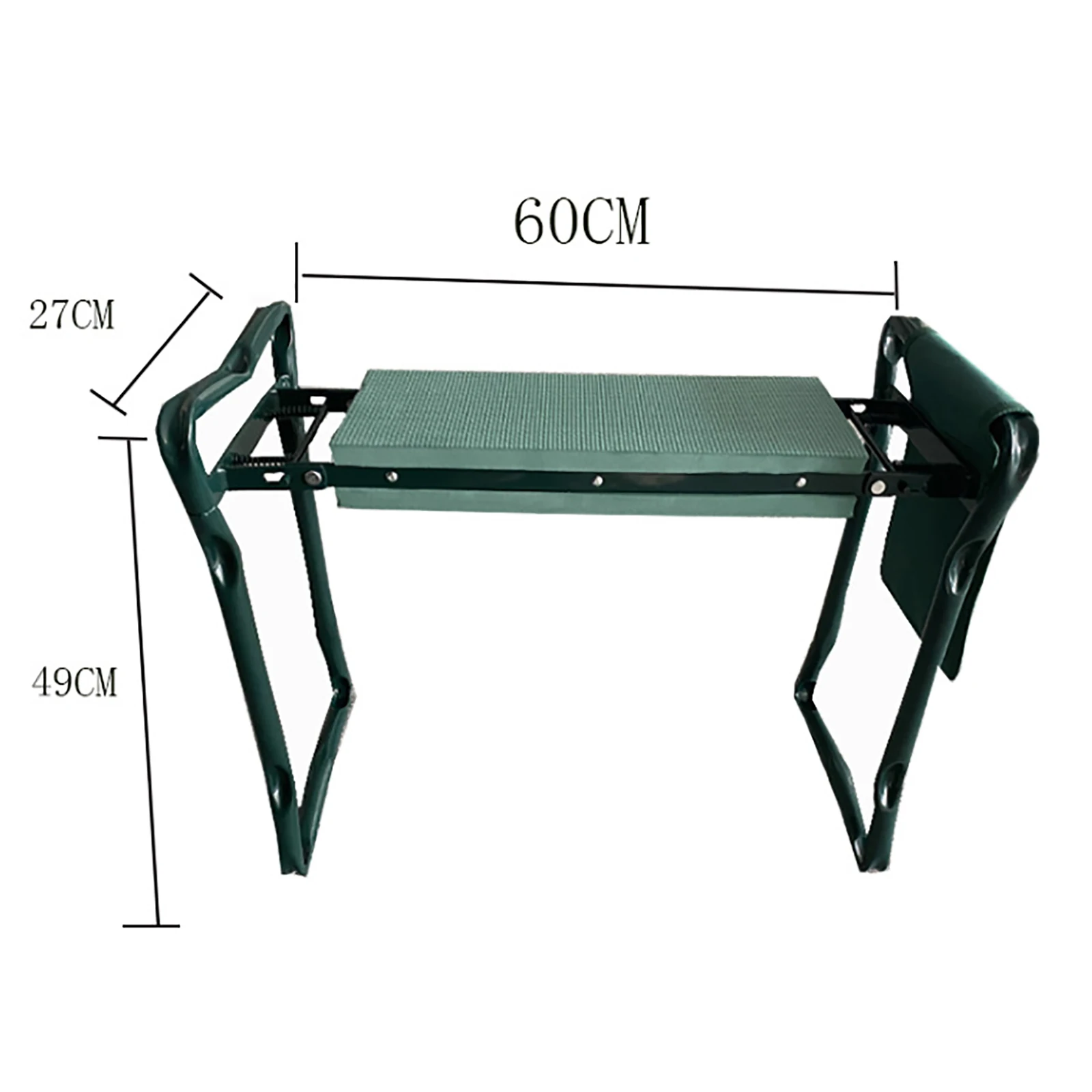 Garden Kneeler Kneeling Bench Stool EVA Wide Pad Soft Cushion Seat Foldable Garden Stool Kneeling Bench 100KG Load Capacity