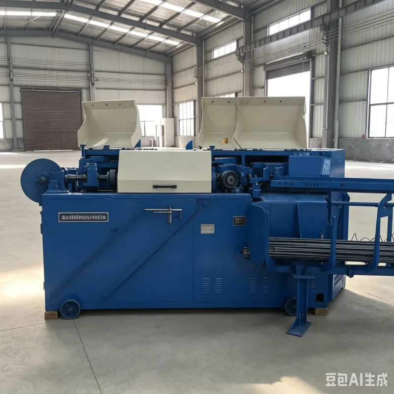 Fast Speed Trailer Mounted Steel Wire Straightening System Reliable Short Rod Straightener Cutter Machinery For Factories