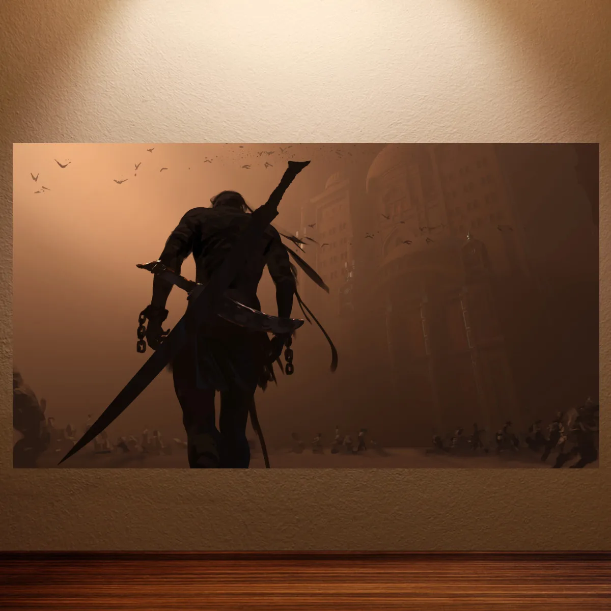 God of War Poster Kratos GOD Classic Game Poster Canvas Wall Painting Game Room Wall Decor Room Wall Art Stickers Home Decor